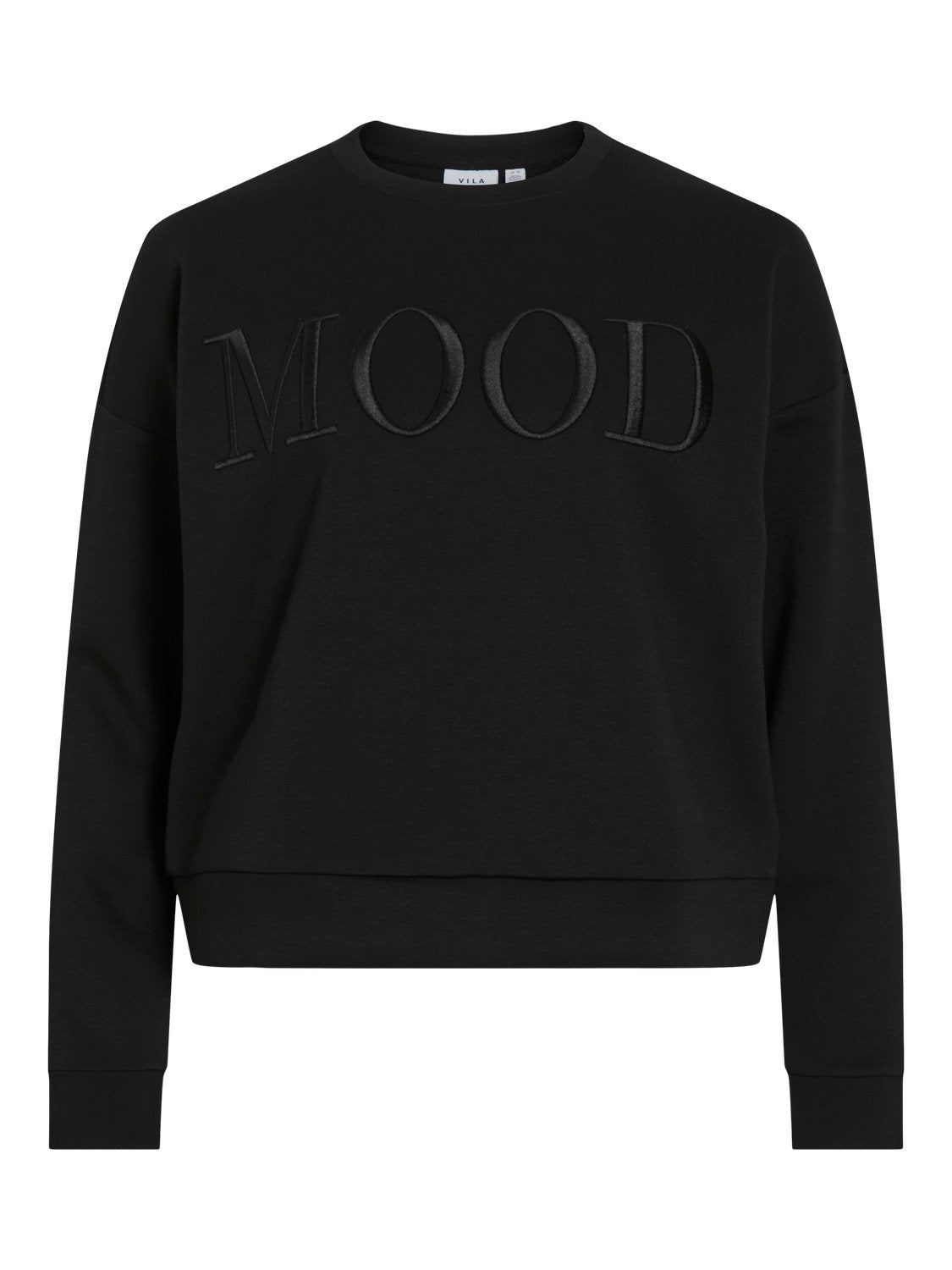 VIREFLECT Sweatshirt - Black Beauty - VERO MODA & VILA Bergvik