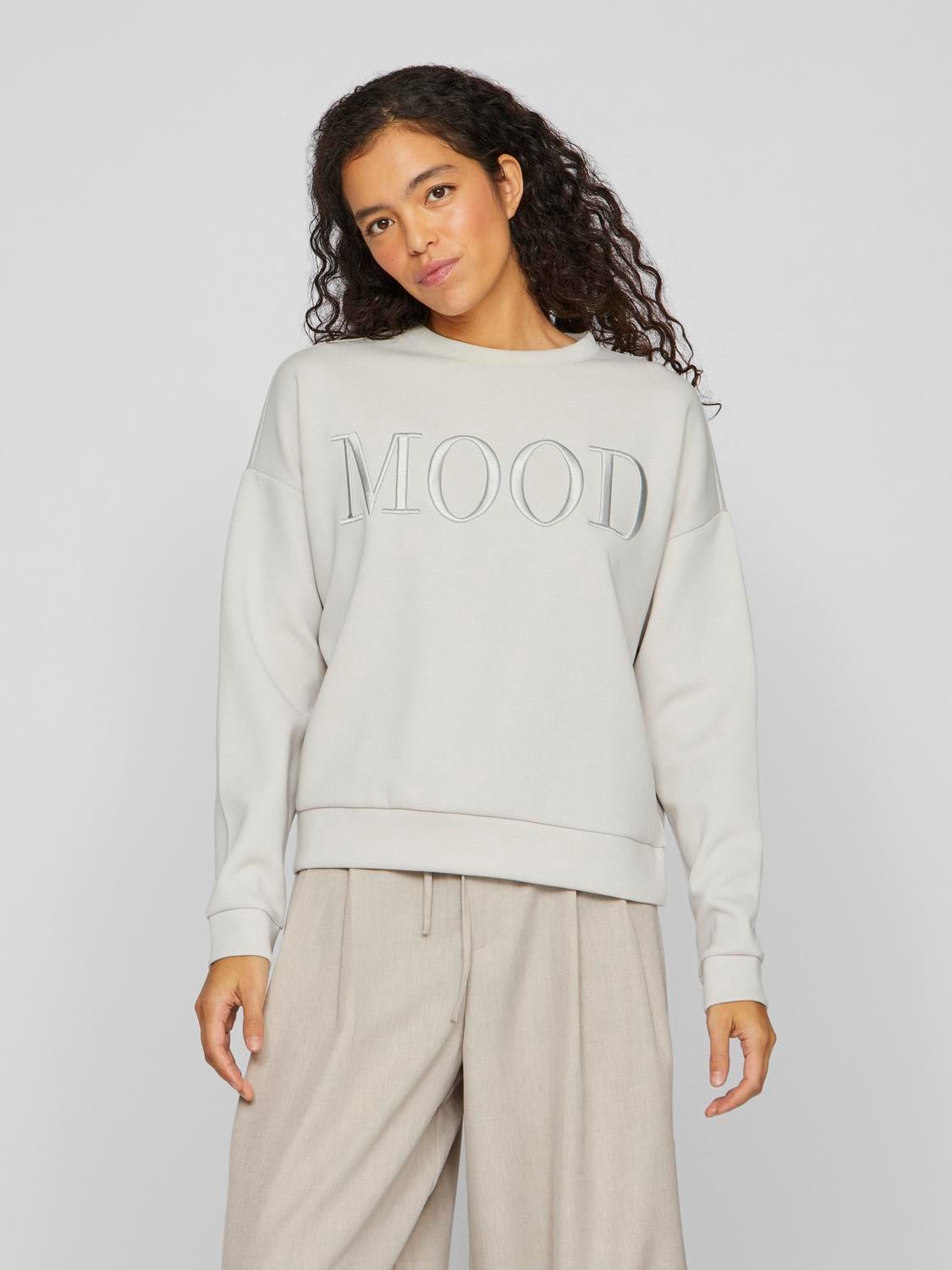 VIREFLECT Sweatshirt - Glacier Gray - VERO MODA & VILA Bergvik