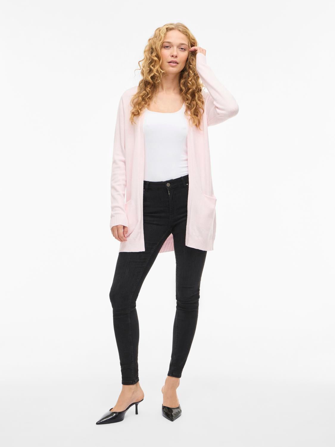 VIRIL Knit Cardigan - Cherry Blossom - VERO MODA & VILA Bergvik