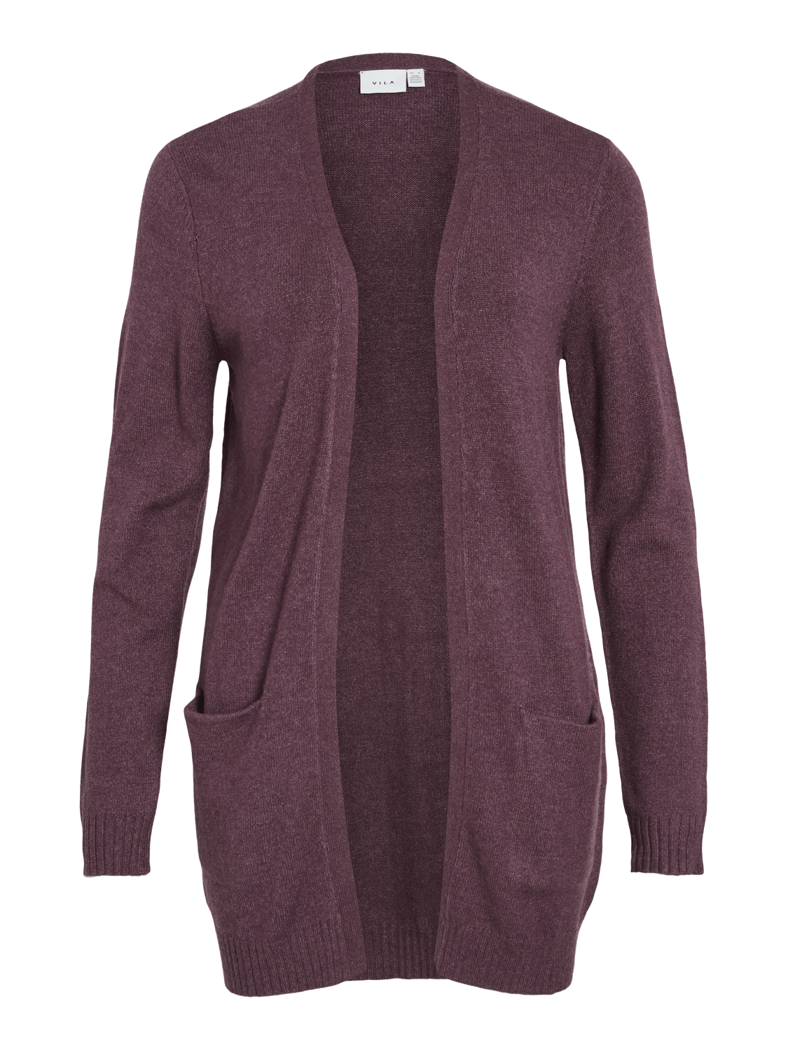 VIRIL Knit Cardigan - Fig - VERO MODA & VILA Bergvik