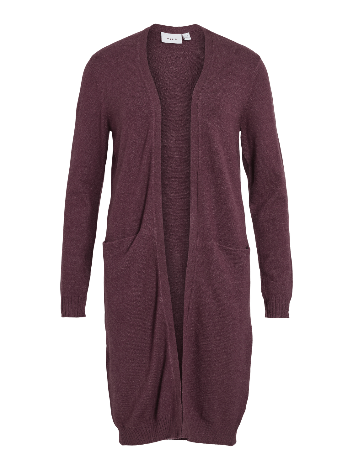 VIRIL Knit Cardigan - Fig - VERO MODA & VILA Bergvik