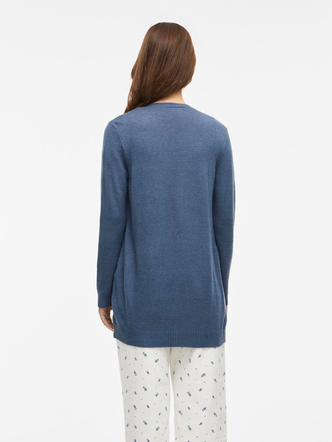 VIRIL Knit Cardigan - Vintage Indigo - VERO MODA & VILA Bergvik