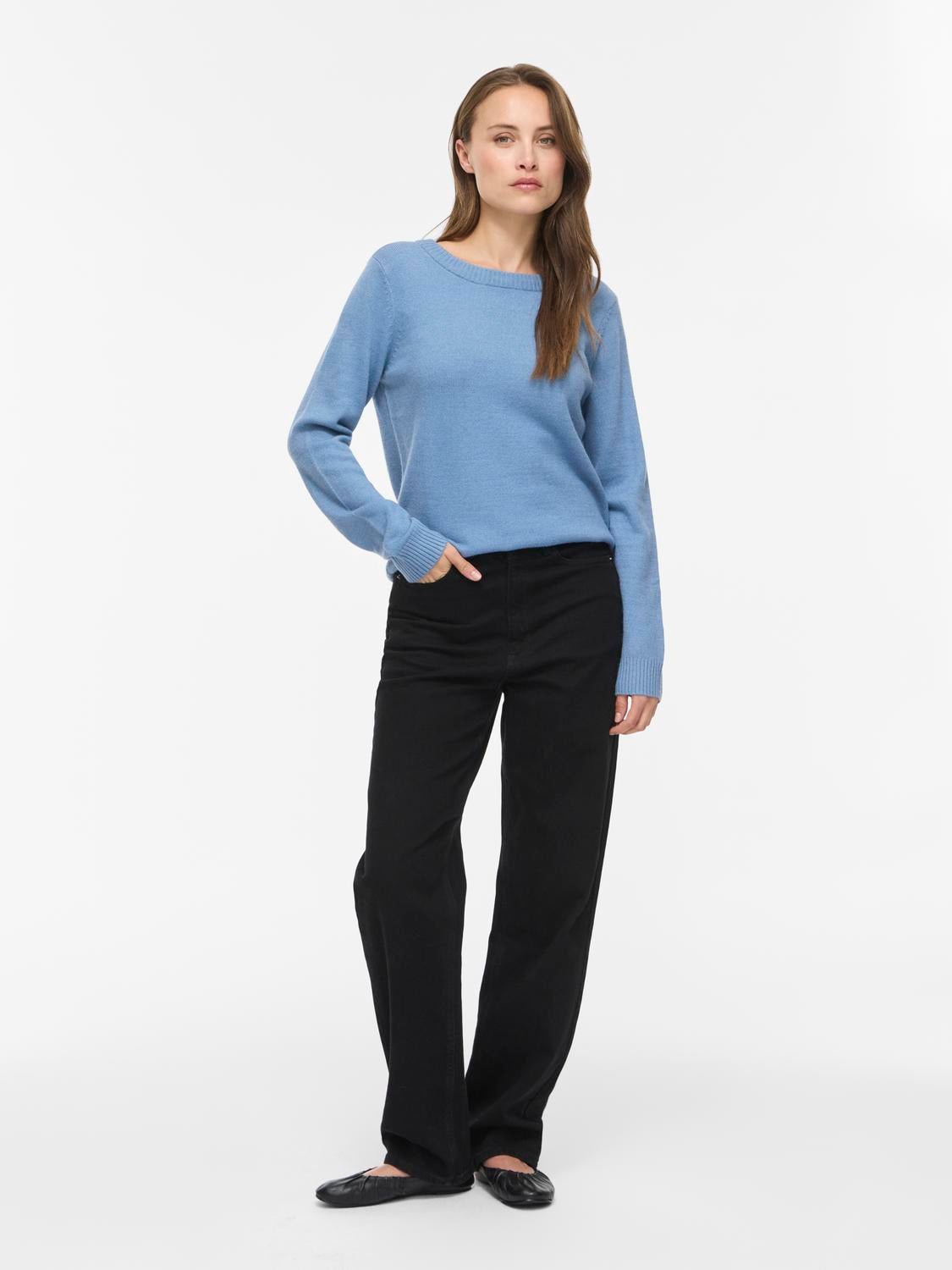 VIRIL Pullover - Blue Shadow - VERO MODA & VILA Bergvik