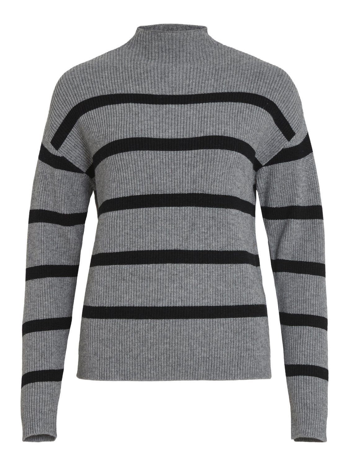 VIRIL Pullover - Medium Grey Melange - VERO MODA & VILA Bergvik