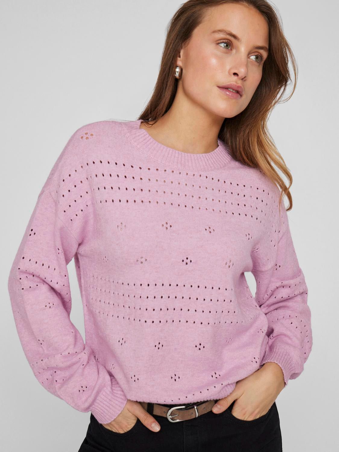 VIRIL Pullover - Winsome Orchid - VERO MODA & VILA Bergvik