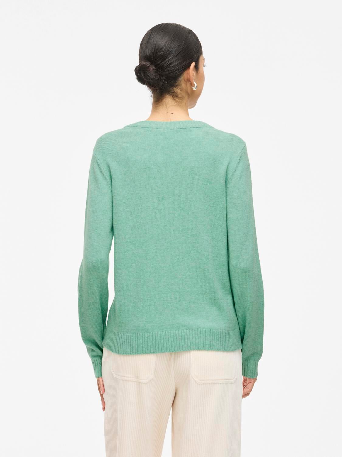 VIRIL Pullover - Winter Green - VERO MODA & VILA Bergvik