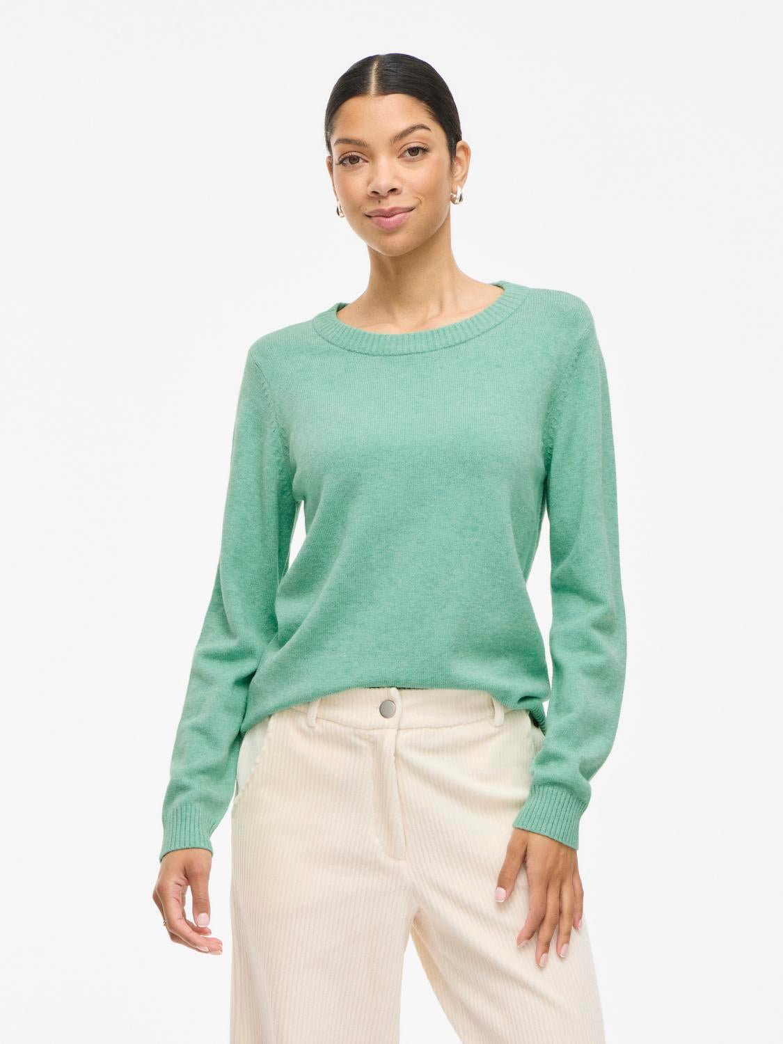 VIRIL Pullover - Winter Green - VERO MODA & VILA Bergvik