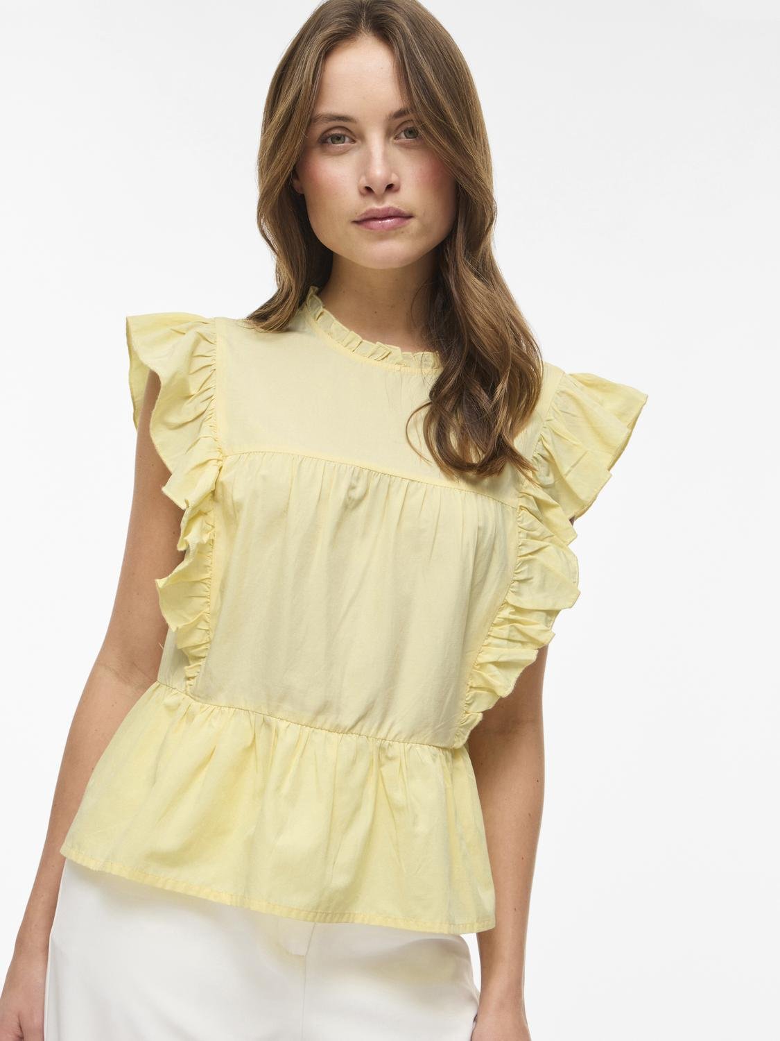 VIRUFELLA Top - Pale Banana - VERO MODA & VILA Bergvik
