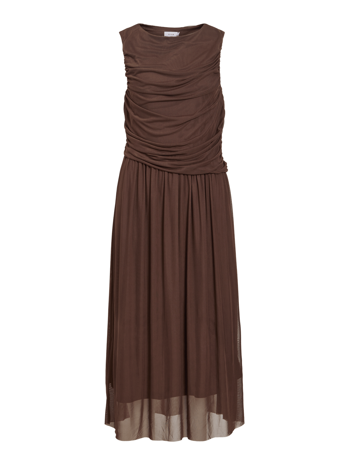 VISAYA Midi Dress - Coffee Bean - VERO MODA & VILA Bergvik