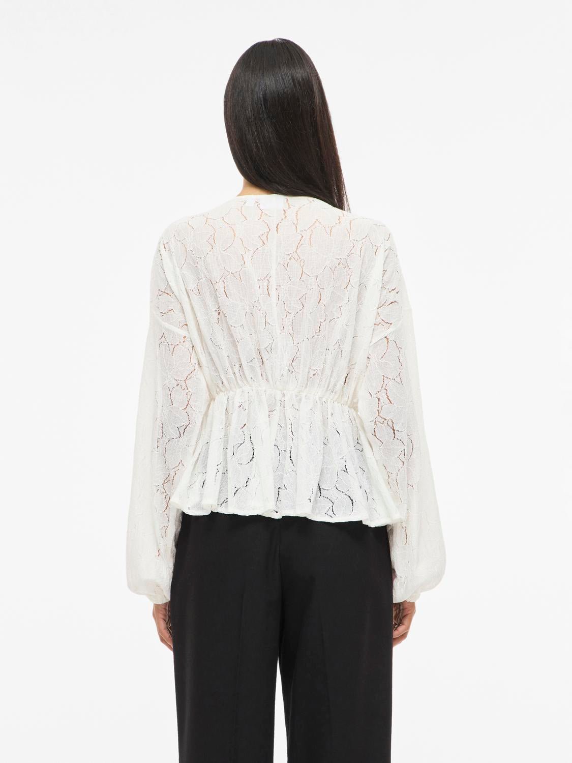 VISEBA Top - Cloud Dancer - VERO MODA & VILA Bergvik