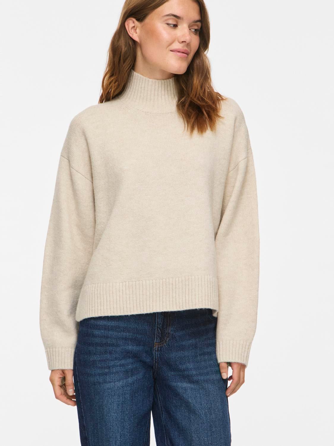 VISIA Pullover - Birch - VERO MODA & VILA Bergvik