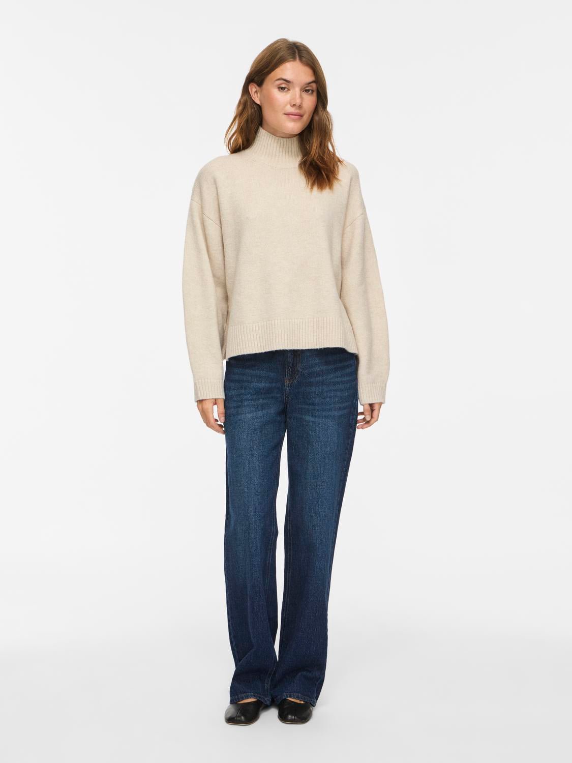 VISIA Pullover - Birch - VERO MODA & VILA Bergvik