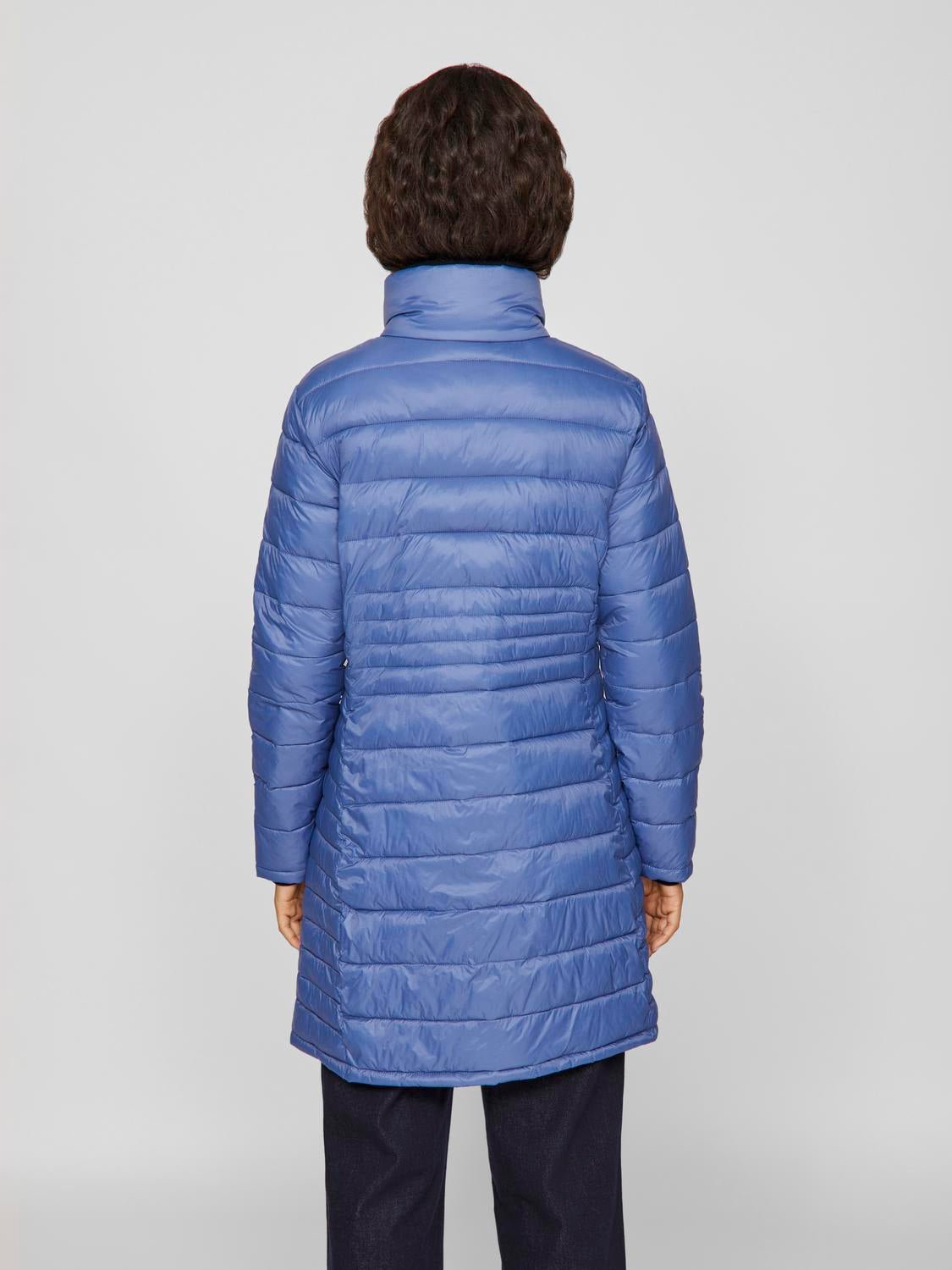 VISIBIRIA Coat - Bijou Blue - VERO MODA & VILA Bergvik