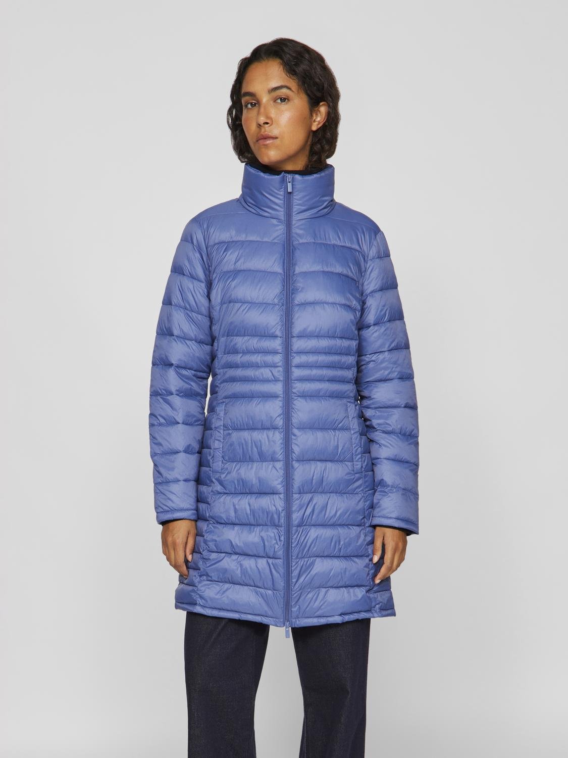 VISIBIRIA Coat - Bijou Blue - VERO MODA & VILA Bergvik