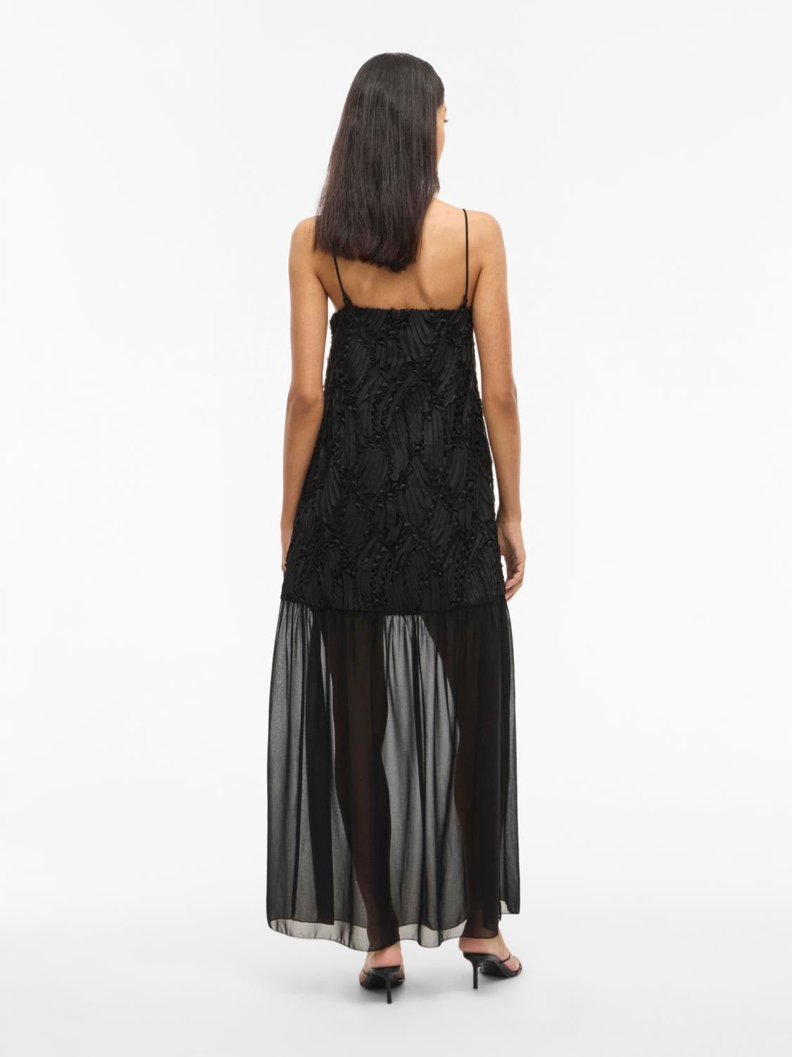VISILLA Long Dress - Black - VERO MODA & VILA Bergvik