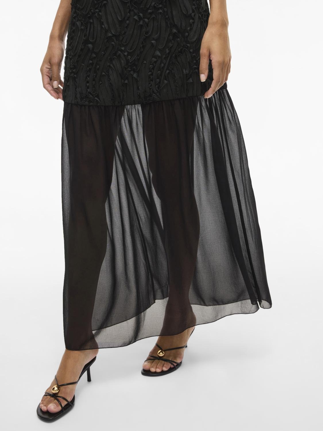 VISILLA Long Dress - Black - VERO MODA & VILA Bergvik