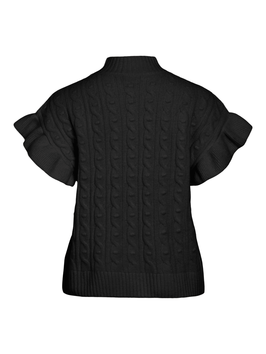 VISULLI Knitted Top - Black Beauty - VERO MODA & VILA Bergvik