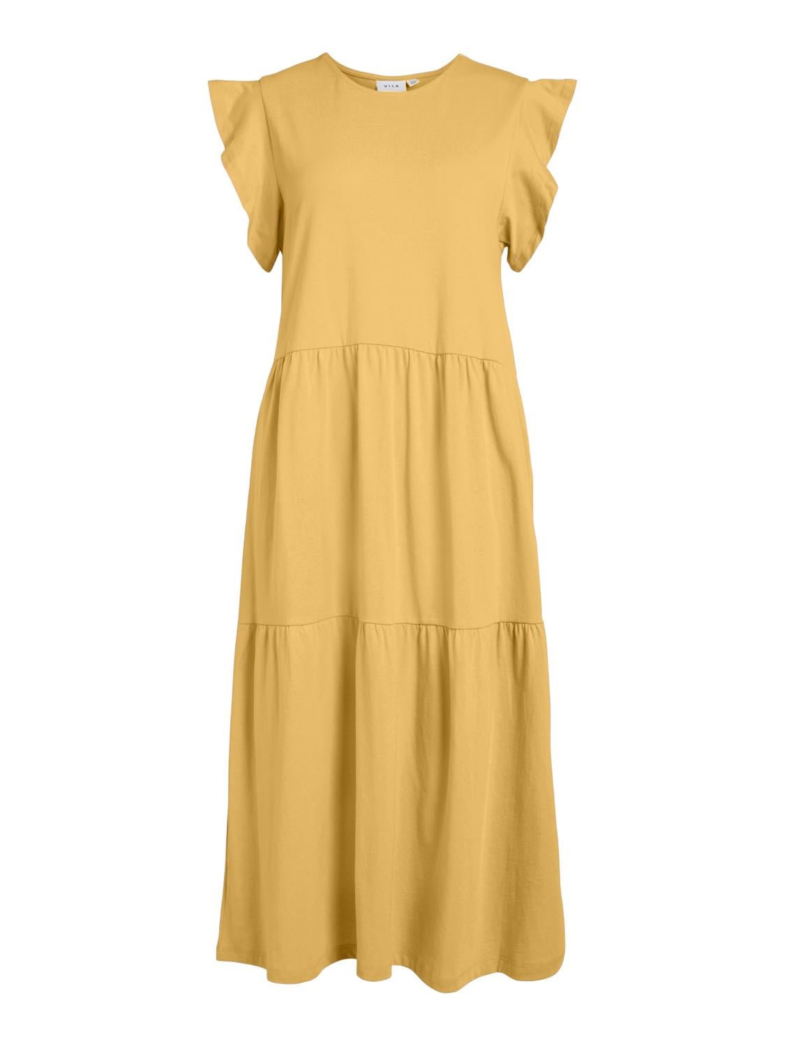 VISUMMER Dress - Cornsilk - VERO MODA & VILA Bergvik