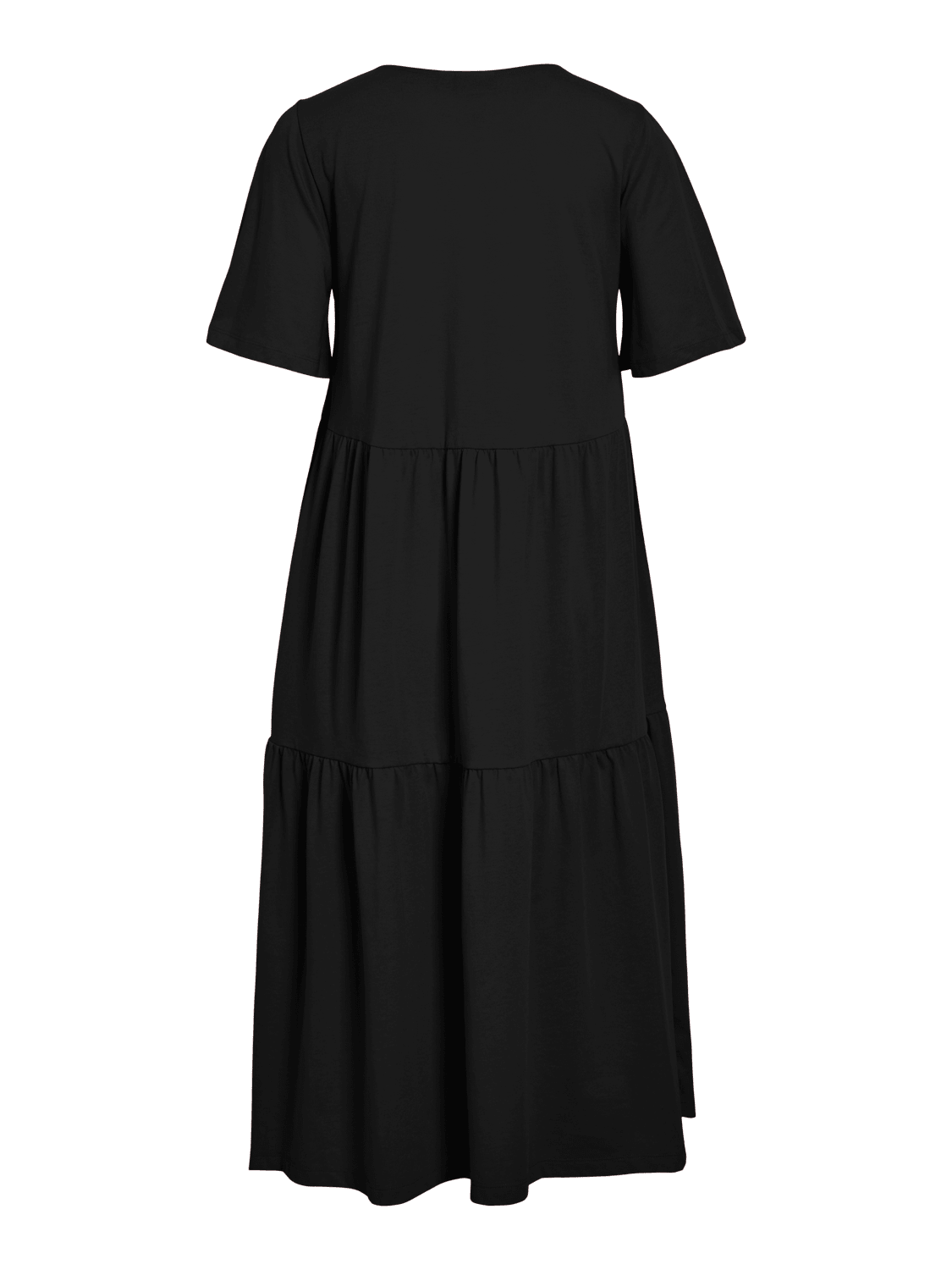 VISUMMERA Midi Dress - Black Beauty - VERO MODA & VILA Bergvik