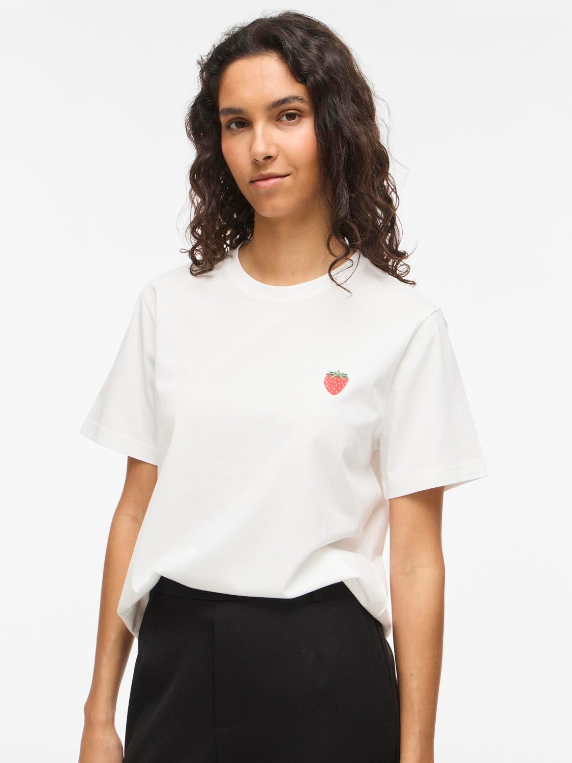 VISYBIL T-Shirt - Snow White - VERO MODA & VILA Bergvik