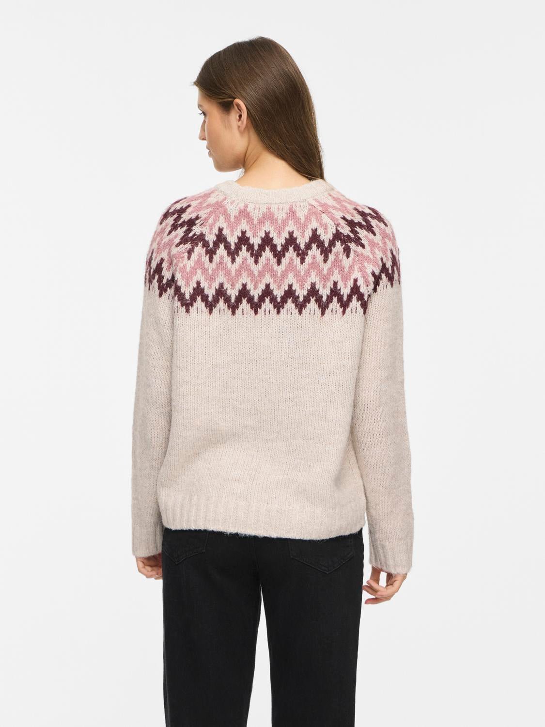 VITONI Pullover - Super Light Natural Melan - VERO MODA & VILA Bergvik