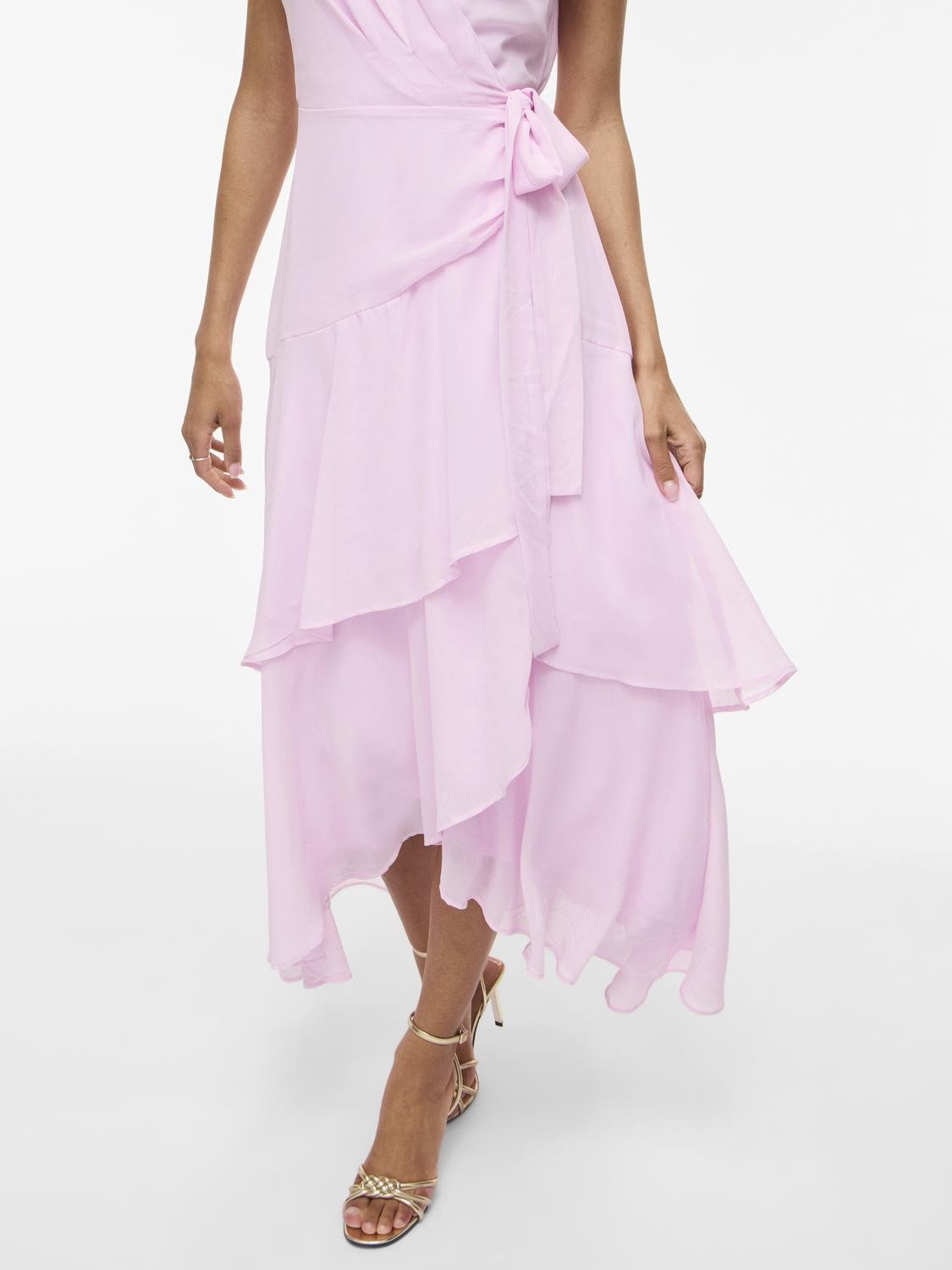 VIURA Long Dress - Cherry Blossom - VERO MODA & VILA Bergvik
