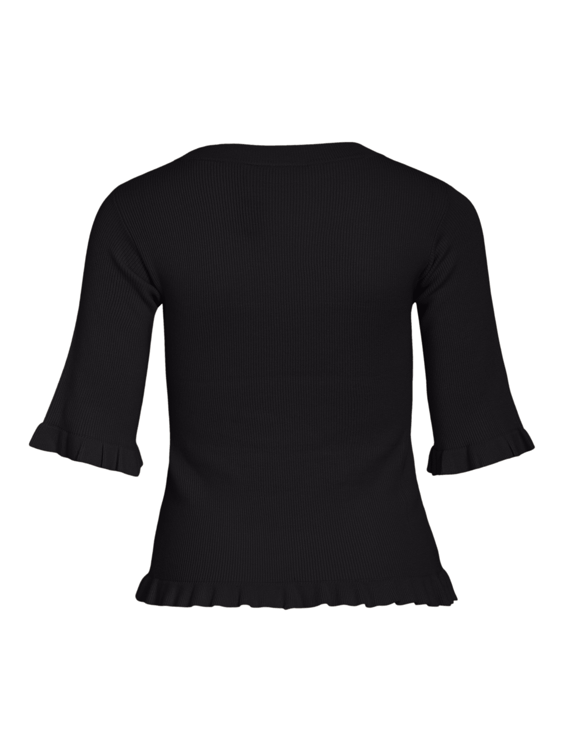 VIVAMA Knitted Top - Black - VERO MODA & VILA Bergvik