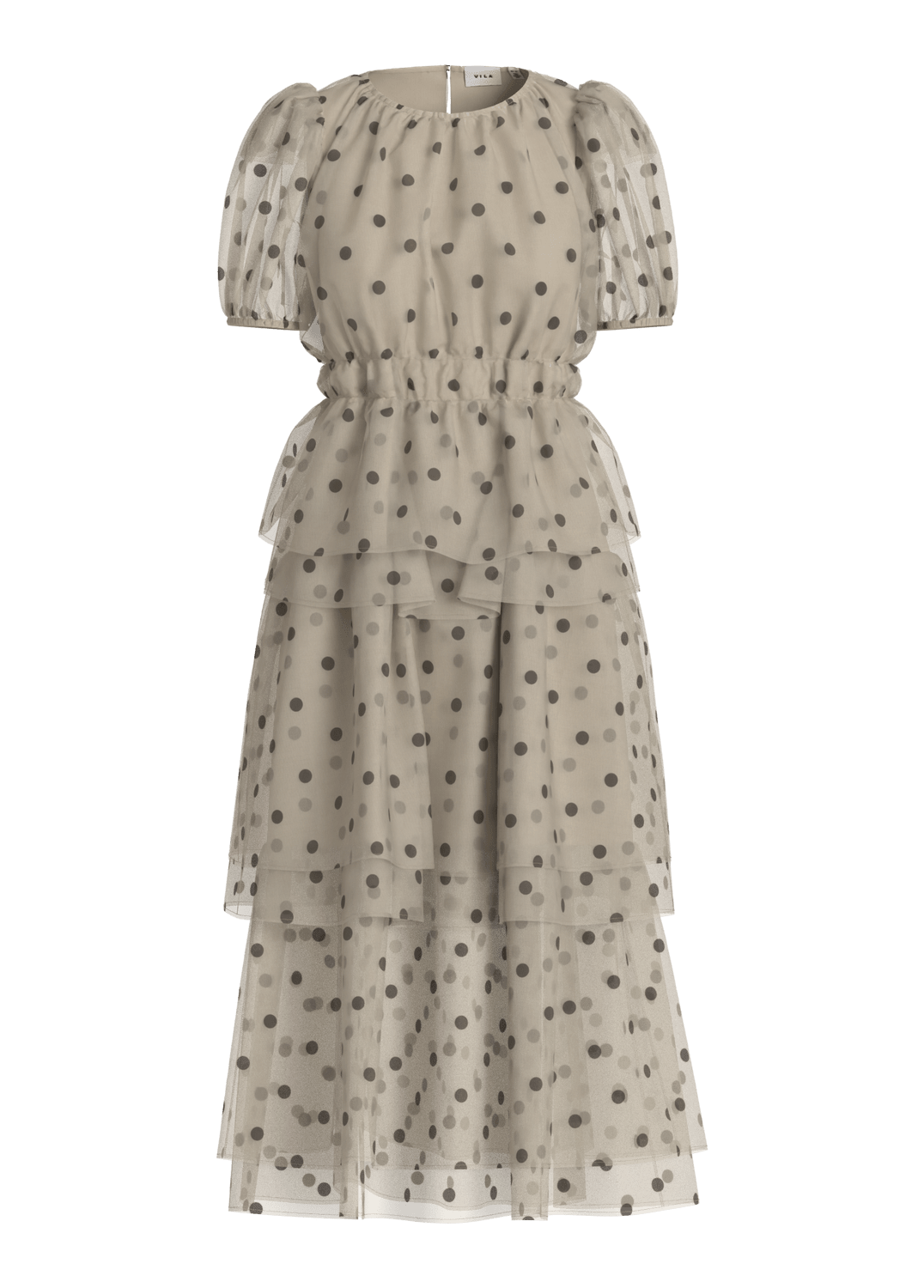 VIVANE Long Dress - Birch - VERO MODA & VILA Bergvik