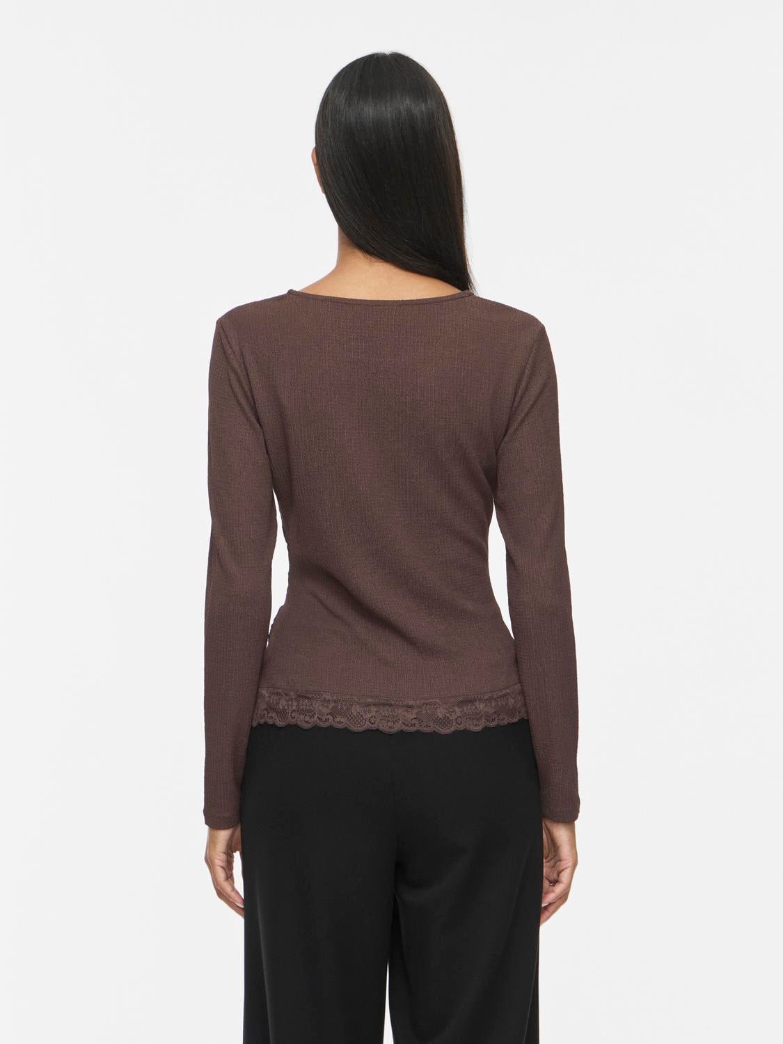 VIWANNI Top - Coffee Bean - VERO MODA & VILA Bergvik
