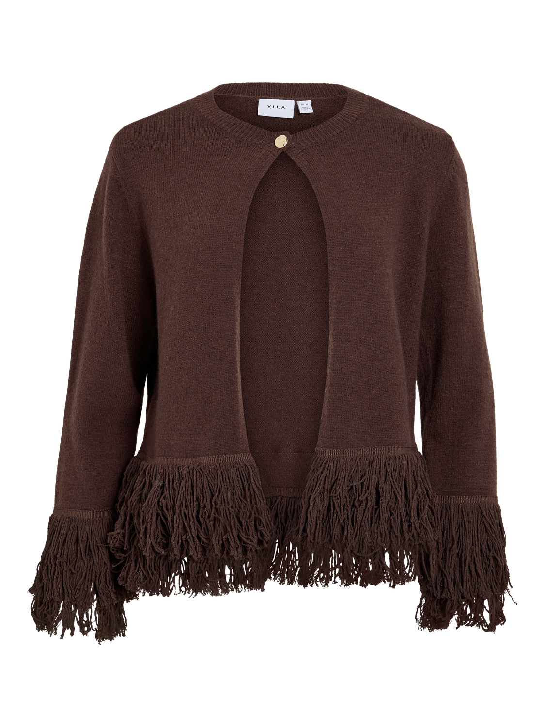 VIZADE Knitted Cardigan - Coffee Bean - VERO MODA & VILA Bergvik