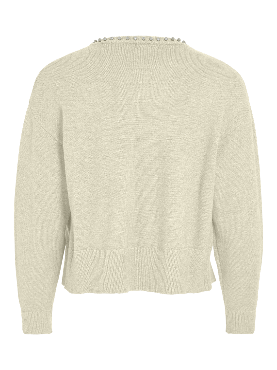 VIZAFINA Knit Cardigan - Super Light Natural Melan - VERO MODA & VILA Bergvik