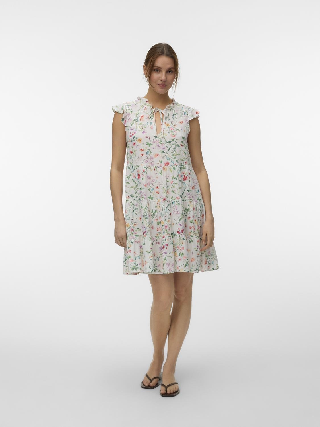 VMALBA Short Dress - Snow White - VERO MODA & VILA Bergvik
