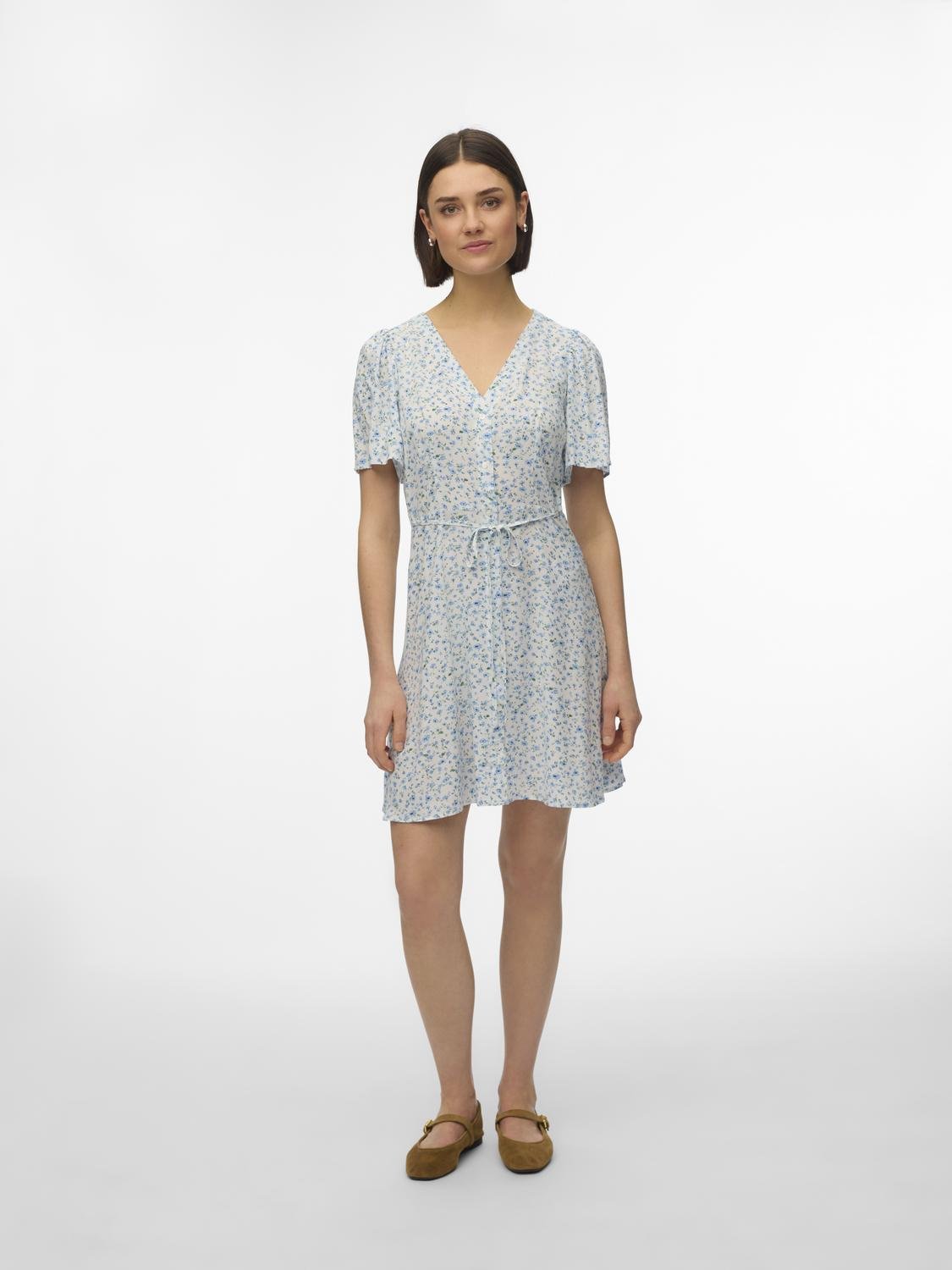 VMALBA Short Dress - Snow White - VERO MODA & VILA Bergvik