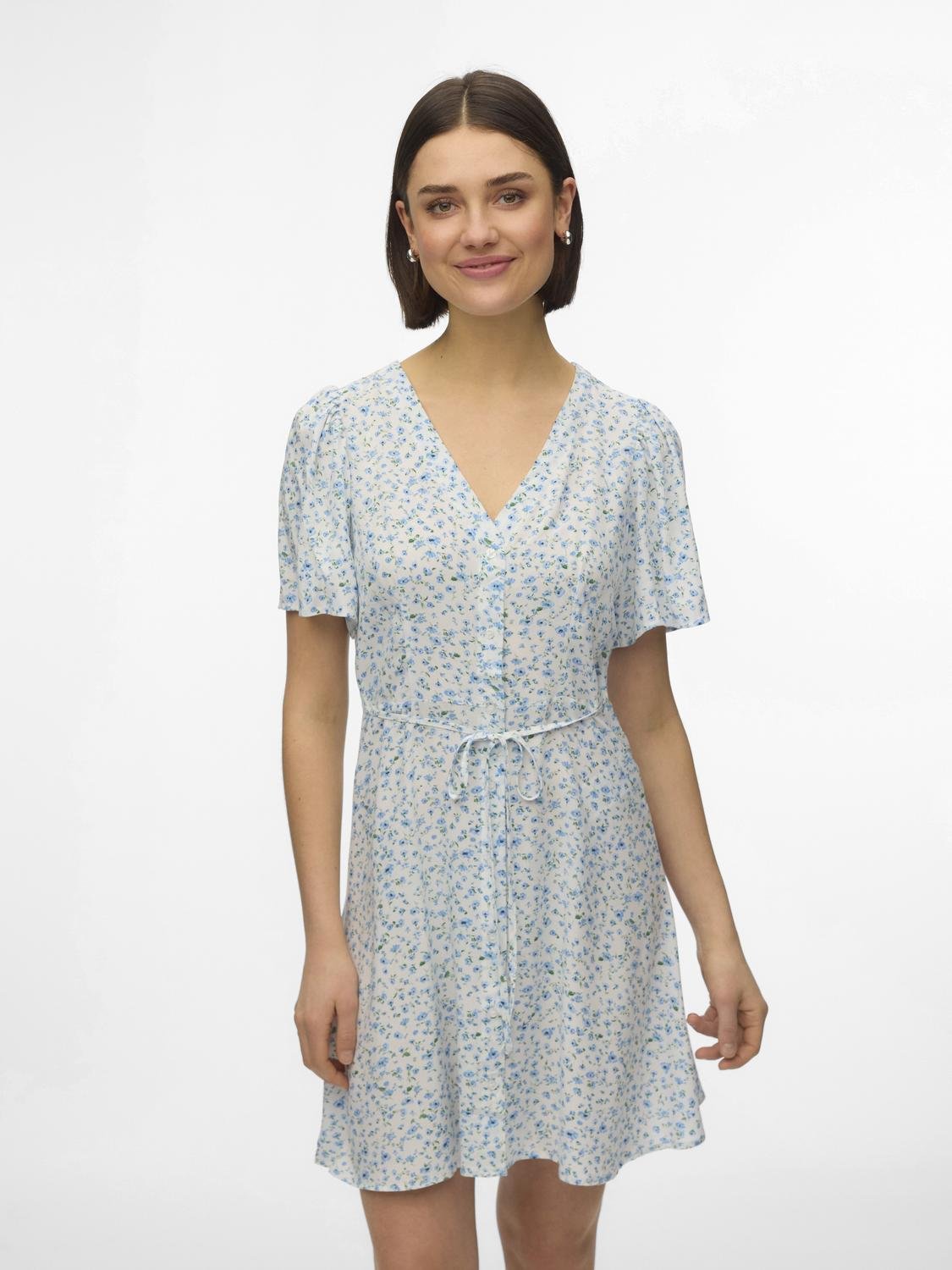 VMALBA Short Dress - Snow White - VERO MODA & VILA Bergvik