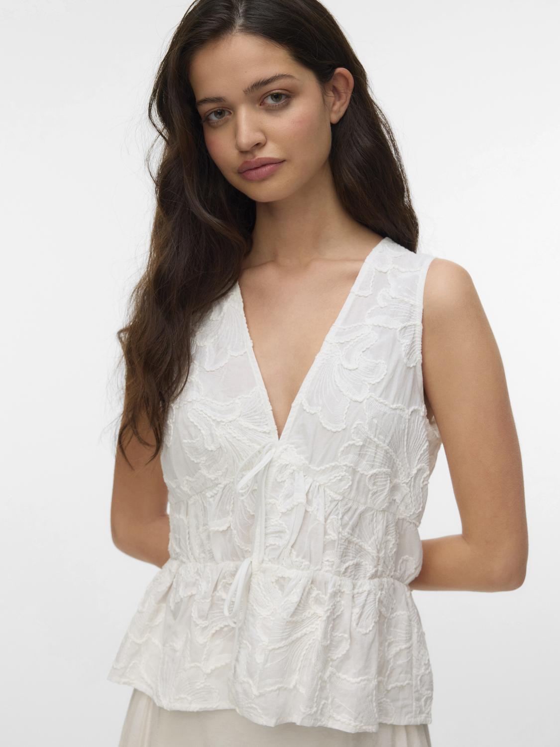 VMANN Top - Snow White - VERO MODA & VILA Bergvik