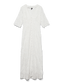 VMASTA Long Dress - Snow White - VERO MODA & VILA Bergvik