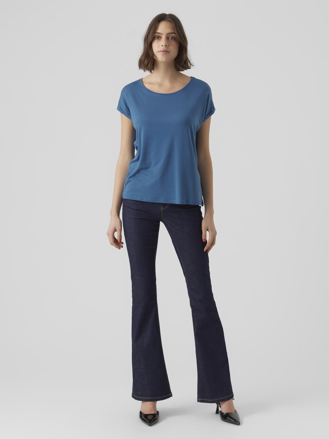 VMAVA T-Shirt - Moroccan Blue - VERO MODA & VILA Bergvik