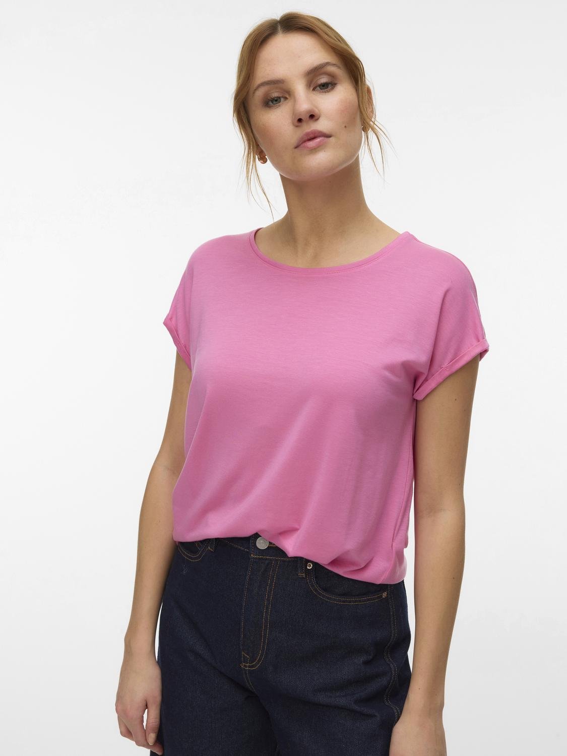 VMAVA T-Shirt - Pink Cosmos - VERO MODA & VILA Bergvik