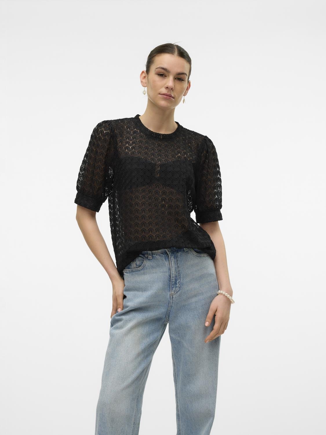 VMBECCA Top - Black - VERO MODA & VILA Bergvik
