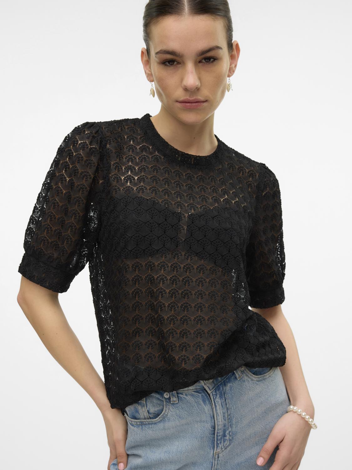 VMBECCA Top - Black - VERO MODA & VILA Bergvik
