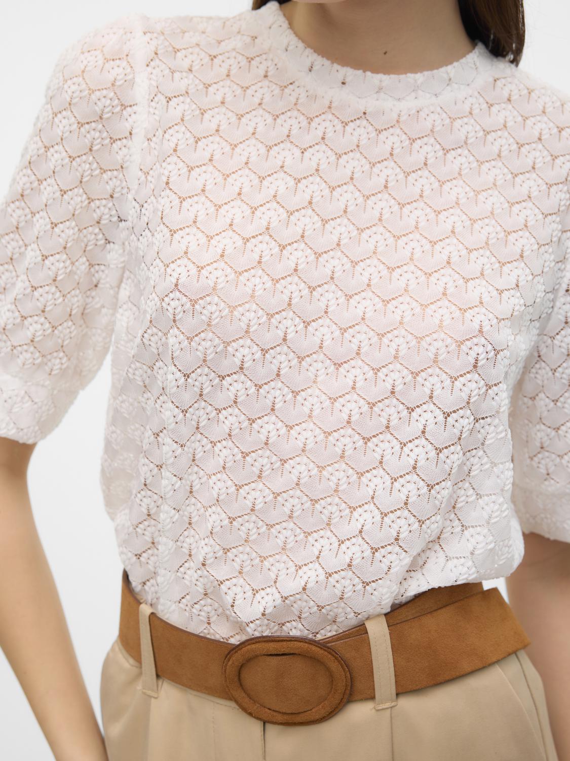 VMBECCA Top - Snow White - VERO MODA & VILA Bergvik