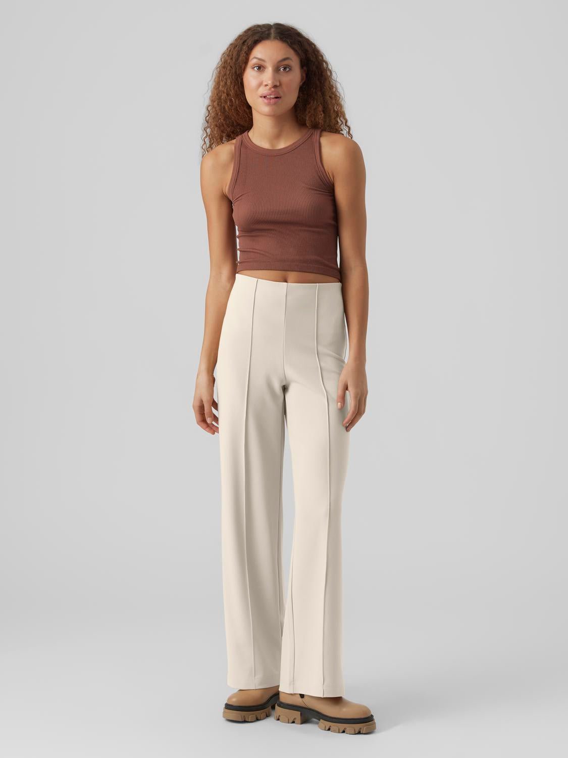 VMBECKY Pants - Birch - VERO MODA & VILA Bergvik