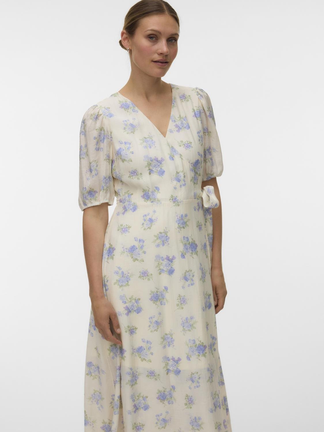 VMBELLA Midi Dress - Birch - VERO MODA & VILA Bergvik
