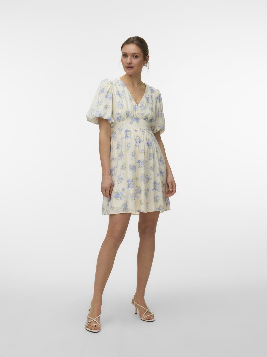 VMBELLA Short Dress - Birch - VERO MODA & VILA Bergvik