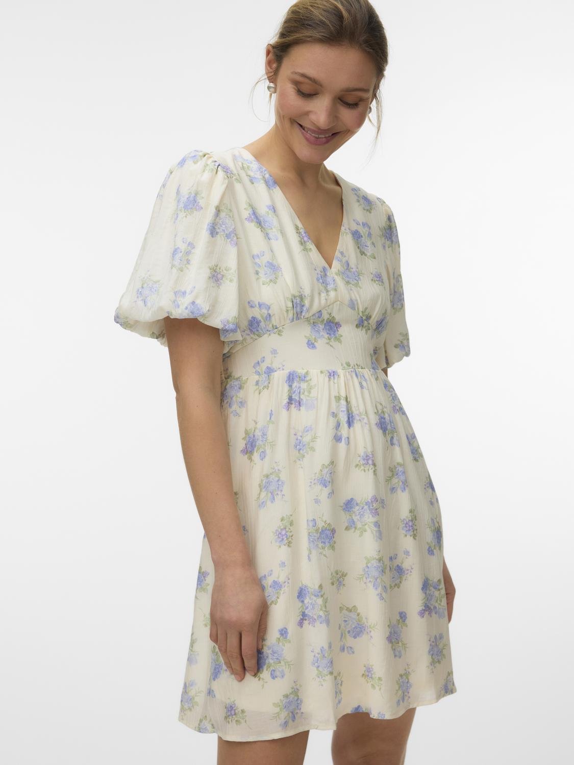 VMBELLA Short Dress - Birch - VERO MODA & VILA Bergvik