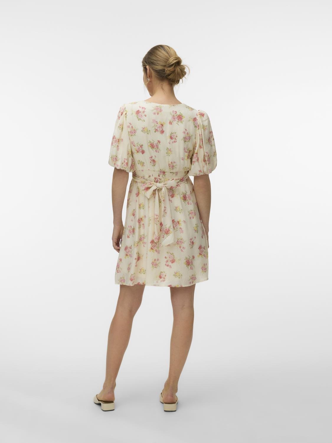 VMBELLA Short Dress - Birch - VERO MODA & VILA Bergvik