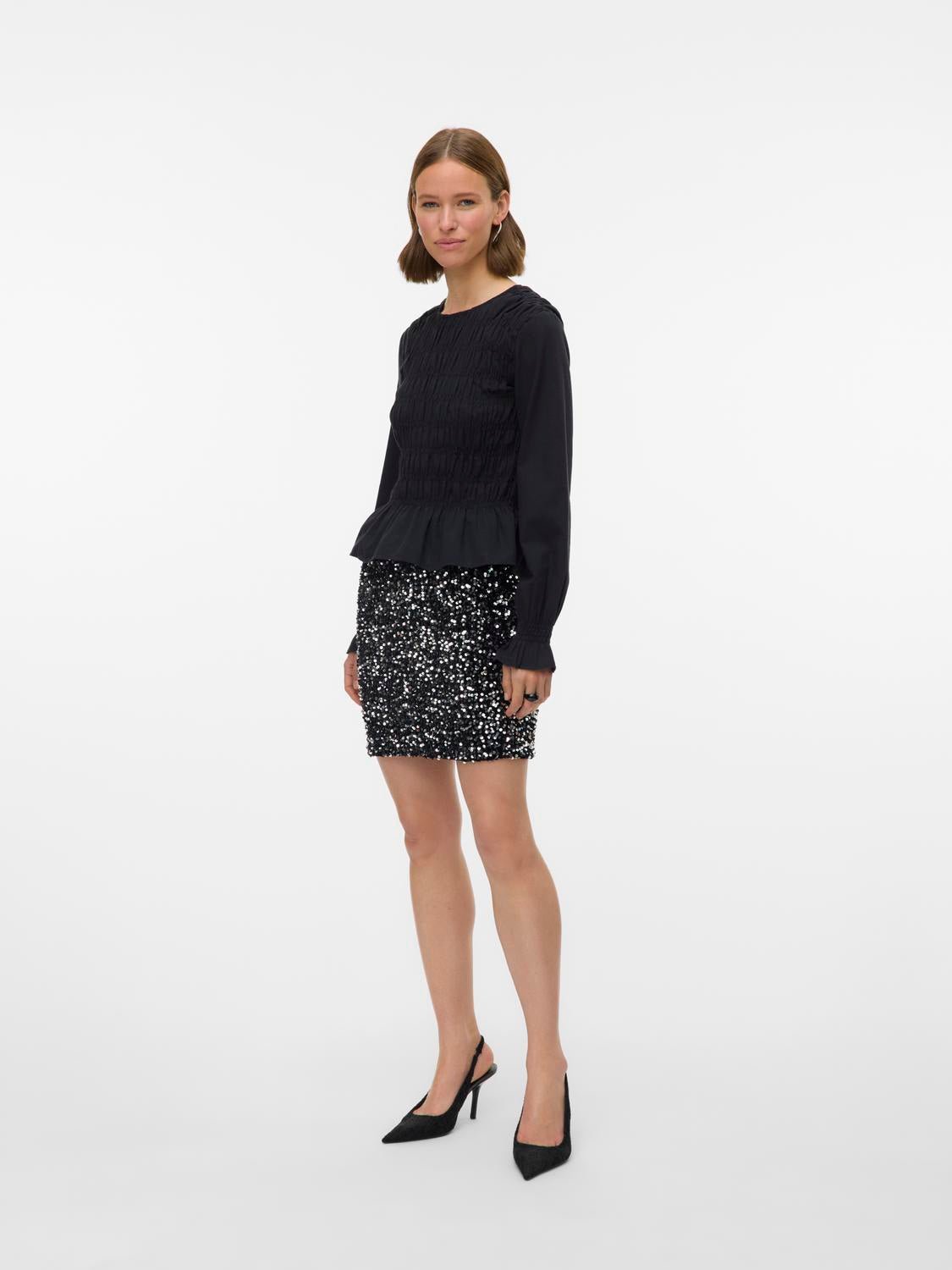 VMBELLA Short Skirt - Black - VERO MODA & VILA Bergvik