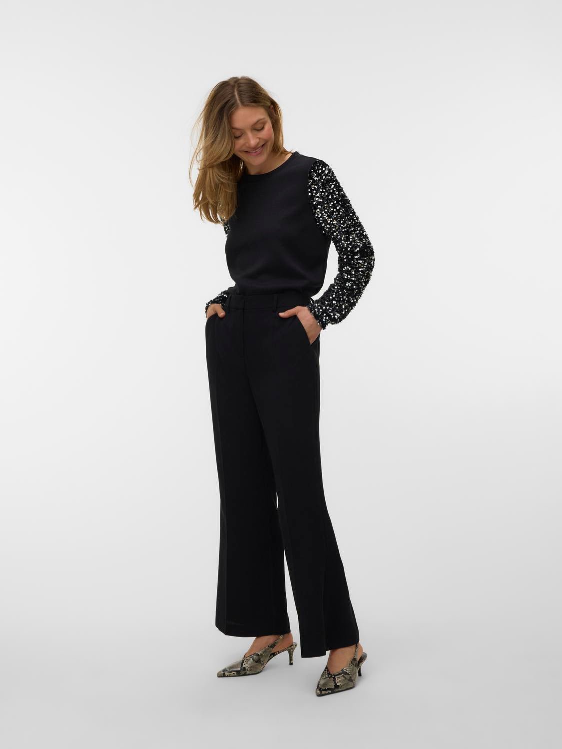 VMBELLA Top - Black - VERO MODA & VILA Bergvik