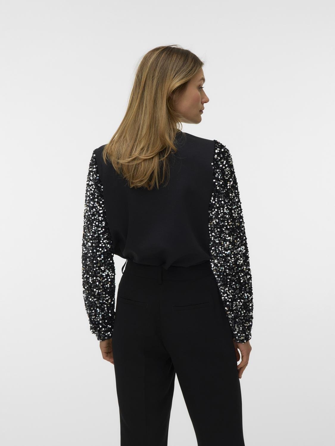 VMBELLA Top - Black - VERO MODA & VILA Bergvik