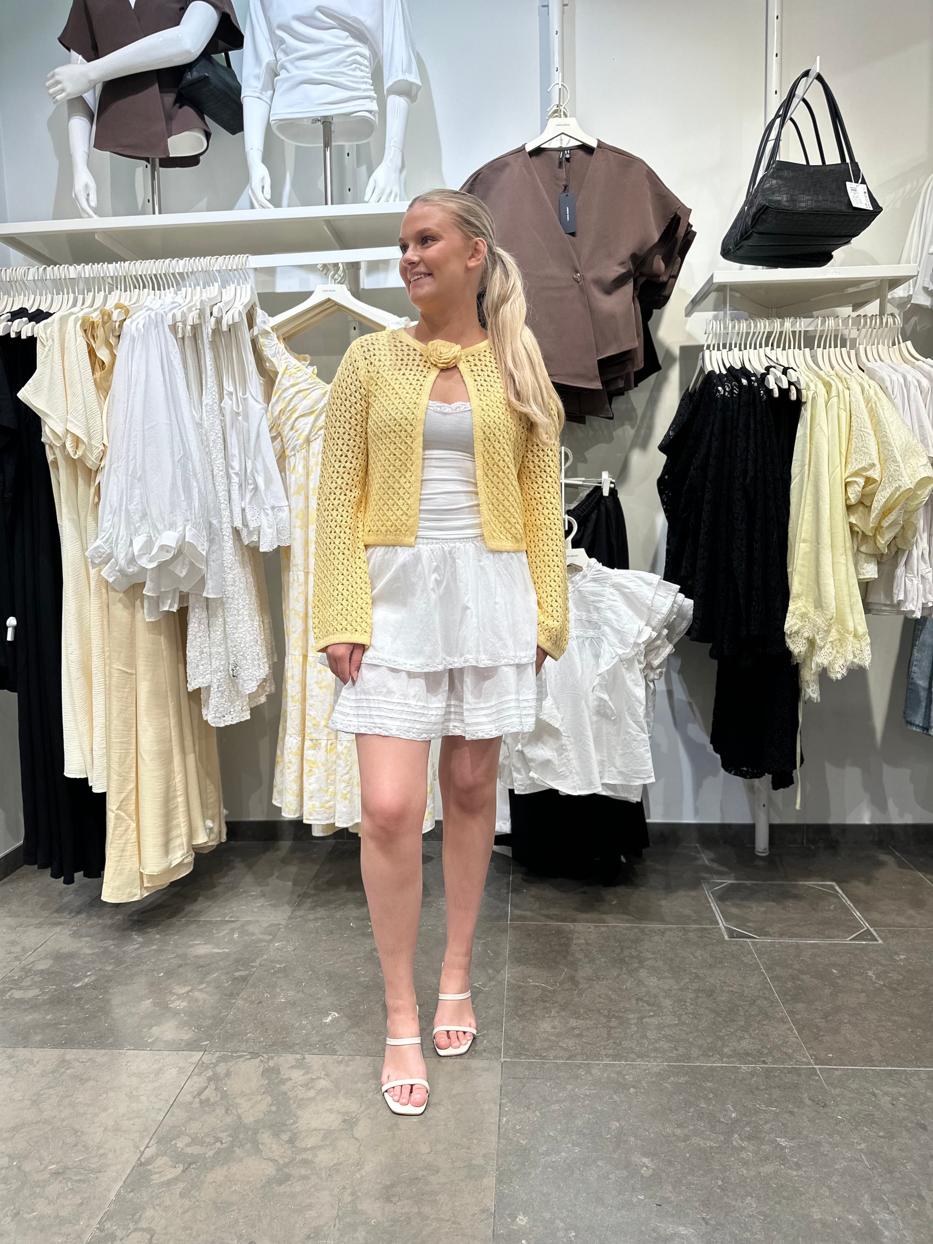 VMBELLE Knitted Cardigan - Golden Haze - VERO MODA & VILA Bergvik